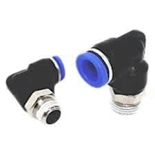 12mm x 3/8" inch BSP male Thread elbow Pneumatic air line Connector ...