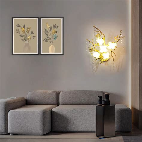 Golden Bloom Elegance Wall Light – Harold Electricals
