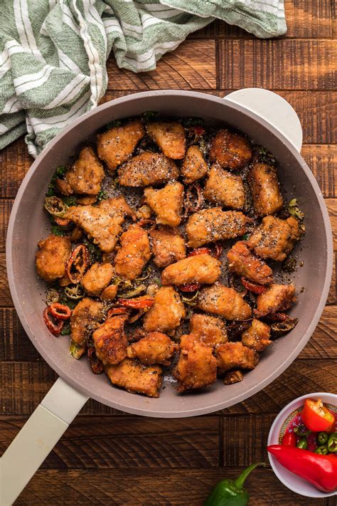 Salt & Pepper Pork Chop Bites - xoxoBella