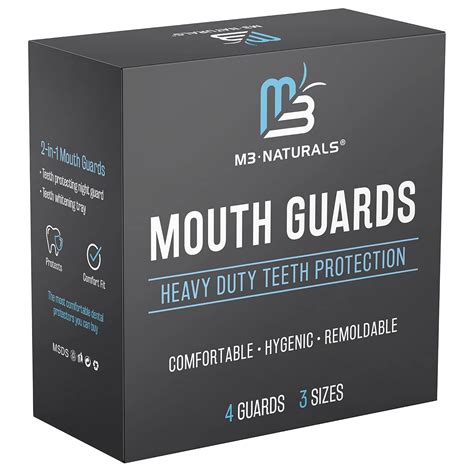 Amazon.com : Mouth Guard for Grinding & Clenching Teeth BPA Free 4 Guards for Adults & Kids ...