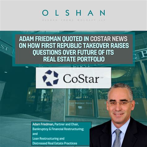 Olshan Frome Wolosky LLP on LinkedIn: First Republic Takeover Raises ...