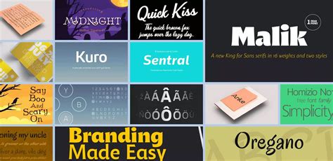 Font For Brochure