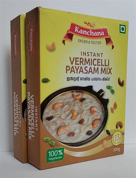 Kanchana Instant Vermicelli Payasam Mix -300G (Pack of 2) : Amazon.in ...