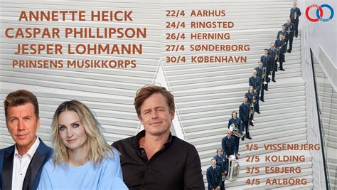 Sønderborg: Koncert med Annette Heick, Caspar Phillipson, Jesper ...