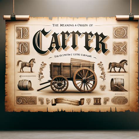 Carter name meaning and origin - parenthoodadvice.com