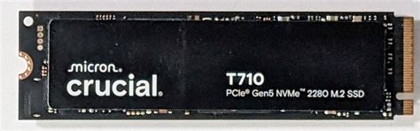 Crucials nieuwe T710-ssd heeft kleinere heatsink dankzij 6nm-controller ...