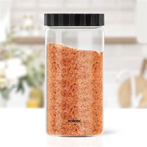 Buy Glass Storage Jars With Lid, Glass Containers @ Upto 15% Off