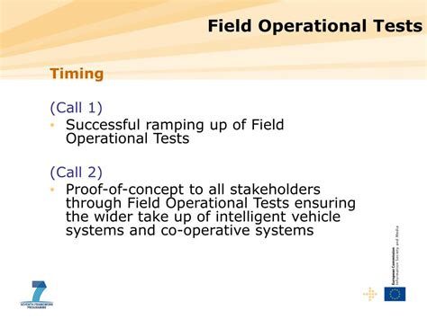 Image result for Field Operational Test PPT