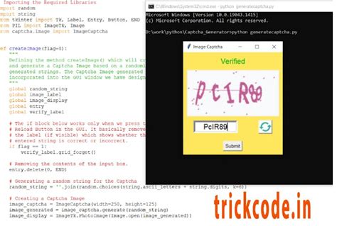 Captcha Generator project In Python With full Source Code | Free Source ...