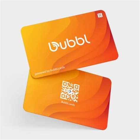 Bubbl Basic Card | Digital Business Card | Custom NFC Card | Digital ...