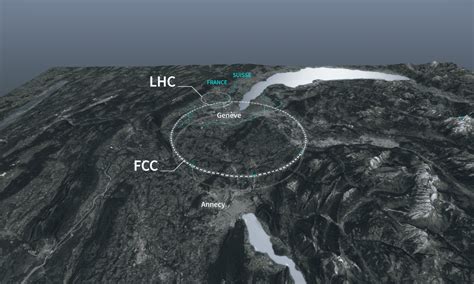 Image result for Map CERN FCC