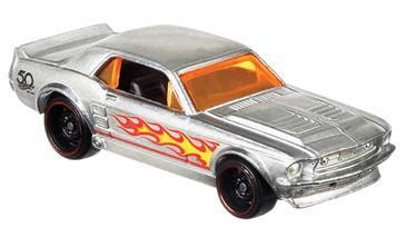 Hot Wheels 50TH Zamac Flames - '67 FORD MUSTANG COUPE Kr. 29 - på lager ...