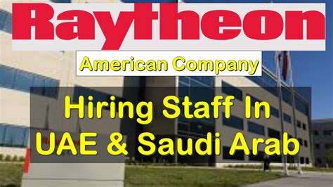 Raytheon Jobs Vacancies In UAE & Saudi | Apply Now Fast