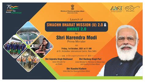 Programs in News: SBM – Urban 2.0, and AMRUT 2.0
