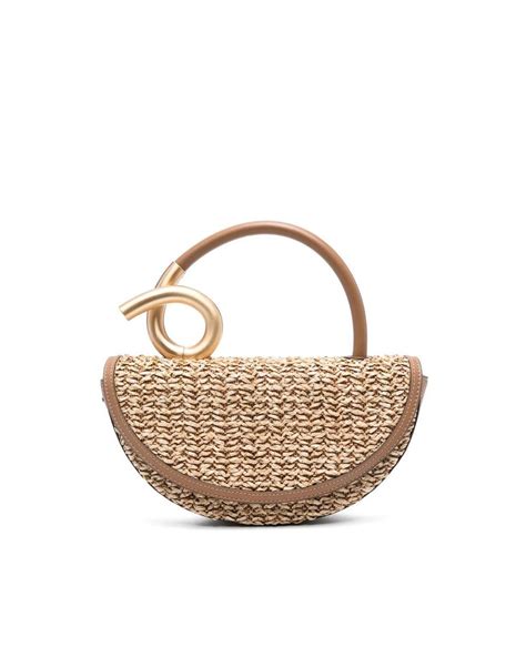 Cult Gaia Neutral Tote Bags in Metallic | Lyst
