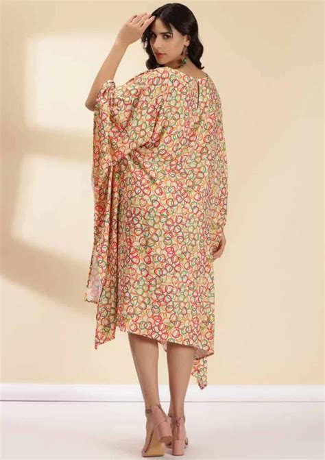Retro Printed Kaftan Dress For Women - Buy Online | IshqMe