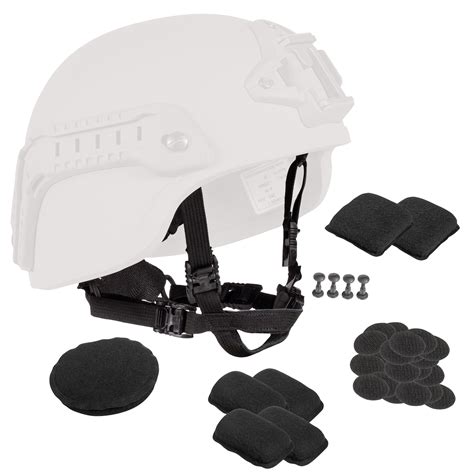 Zebra Armour Polsterset mit 4-Punkt Kinnriemen und RD-Verstellsystem ...