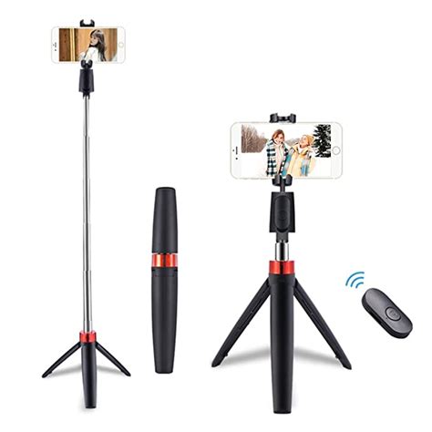 DigiTek (DTR-210SS) Portable Selfie Stick with Wireless Remote and 3 ...