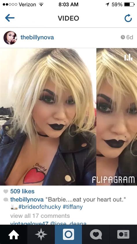 Image result for Chucky Bride Makeup Tutorial