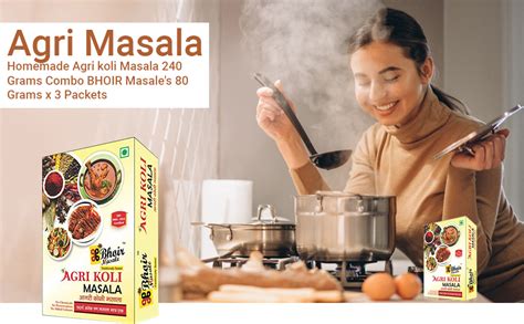bhoir Masale Agri Masala Homemade Agri Koli Garam Masala 240 Grams ...