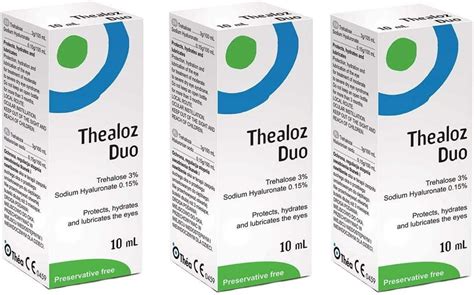 Buy 3 Pack Thealoz Duo 10 x 3 (30ml) - Dry Eye Drops - Eye Artificial ...