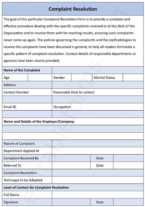 Image result for Customer Resolution Form