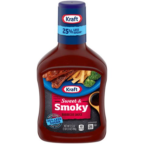 Sweet Honey Slow-Simmered Barbecue Sauce | KRAFT BARBECUE SAUCE ...