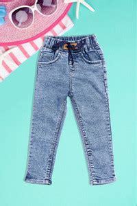 F2M Jogger Fit Girls Blue Jeans - Buy F2M Jogger Fit Girls Blue Jeans ...