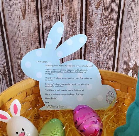 Letter From The Easter Bunny Free Printable Printable Easter Bunny