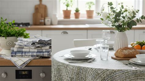 Why Matching Your Kitchen Towels and Tablecloths Matters – Loom Home ...