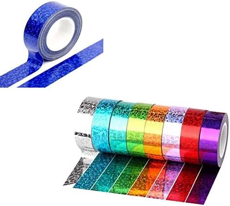 GLAN Set of 12 Coloured Tape for Gift Packing Chart Decorations and ...