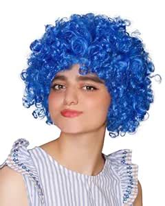 Unisex Clown Wig Circus Funny Fancy Party Dress Accessory Afro Stag Do ...
