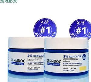 DermDoc Twin Pack Kojic Creams for Skin Clarity Price in India - Buy ...