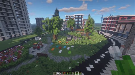 Image result for Park Build Tutorial Minecraft