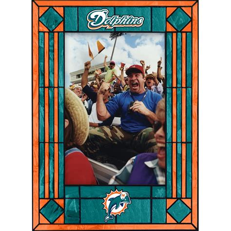 Miami Dolphins Art Glass Frame : Amazon.in: Home & Kitchen