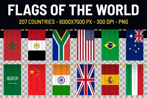Country Flag Vertical