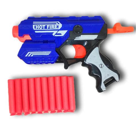 Sunil Enterprise | Sharp Soft Shooter Gun Blaster with 10 Foam Bullets ...