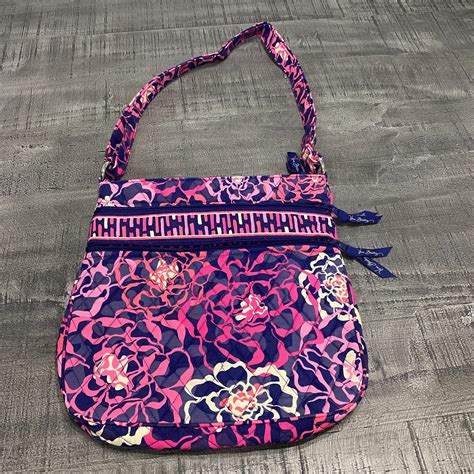 Vera Bradley Katalina Pink Retired Pattern Triple Zip… - Gem