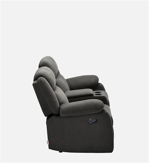 Deluxe Plush Dual Seater Recliner with Console – On Wood Products
