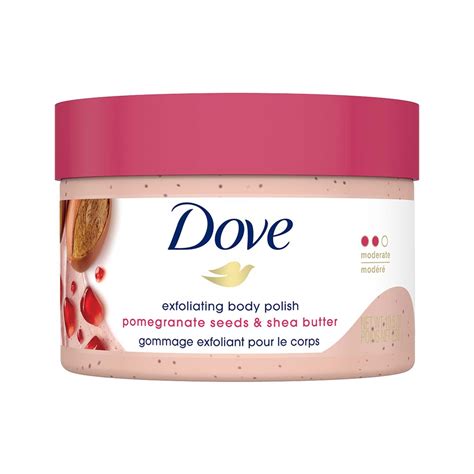Dove Exfoliating Body Polish Scrub with Pomegranate Seeds and Shea ...