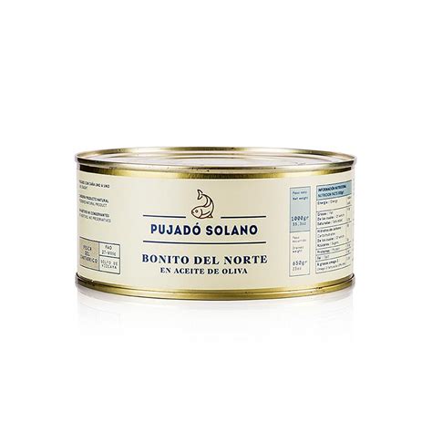 Bonito del Norte, witte tonijn in olijfolie, pujado solano, 1 kg, Kan ...