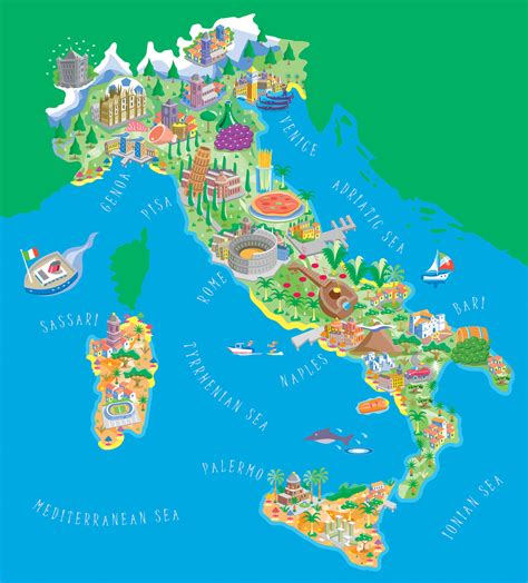 Maps of Italy | Detailed map of Italy in English | Tourist map of Italy ...