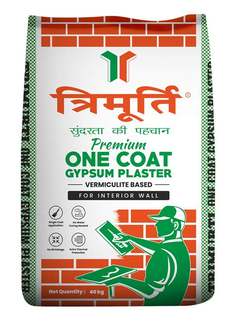 One Coat Gypsum Plaster Manufacturers & Suppliers in India - Trimurti ...