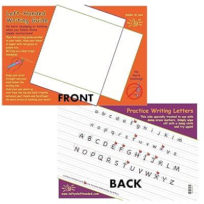 Buy Painless Learning Educational Placemats for Kids Laminated Left ...