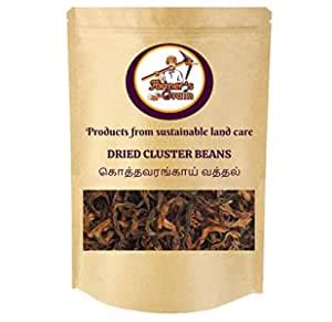 Farmer's Grain Dried Cluster Beans ( Kothavarangai Vathal-500 Gram ...