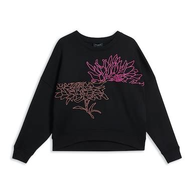 Buy Women Black Prints Casual Sweatshirt Online - 802312 | The Collective