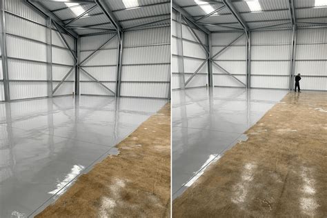 Warehouse flooring - Epoxy High Build - Glapthorn, Northants - 01933 716018