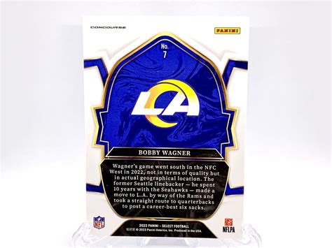 2022 Panini Select - Concourse #7 Bobby Wagner for sale online | eBay