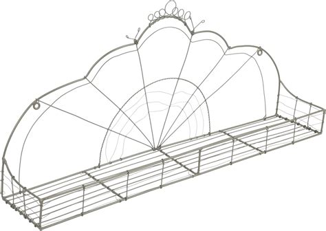 Amazon.com: Creative Co-Op Hand Made Metal Wire Wall Shelf : Home & Kitchen