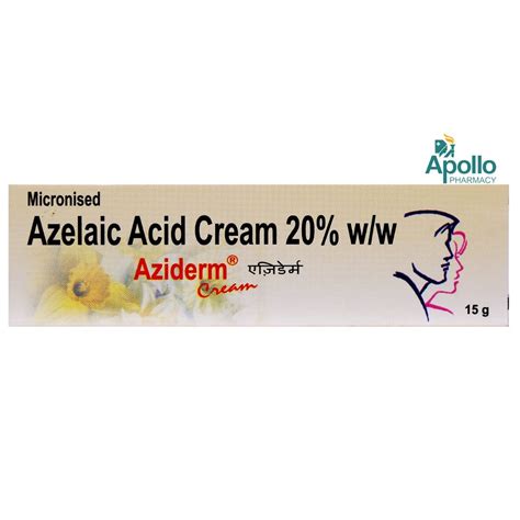 Buy Aziderm 20% Cream online | Uses, Side Effects, Price and ...
